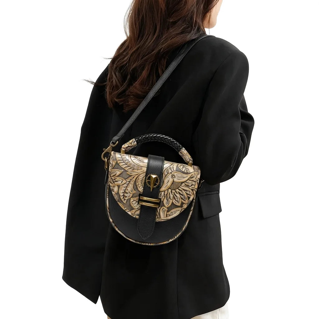 Julianna Leather Shell Bag