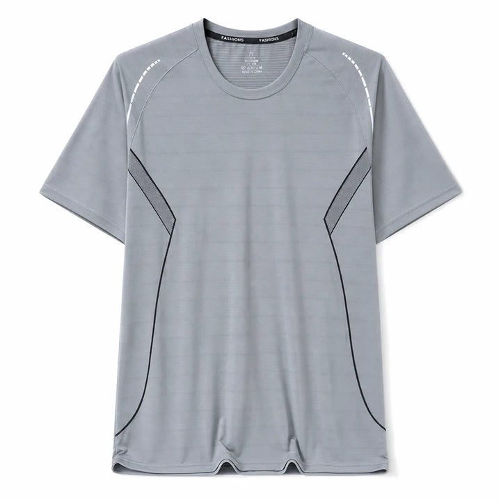 Anthony Crew Neck T-Shirt - Color:Dark Gray;Size:S