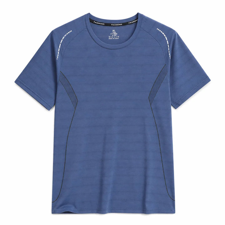 Anthony Crew Neck T-Shirt - Color:Haze Blue;Size:S