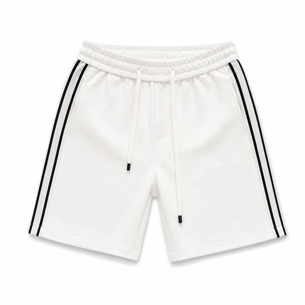 Anthony Drawstring Shorts - Color:White;Size:S