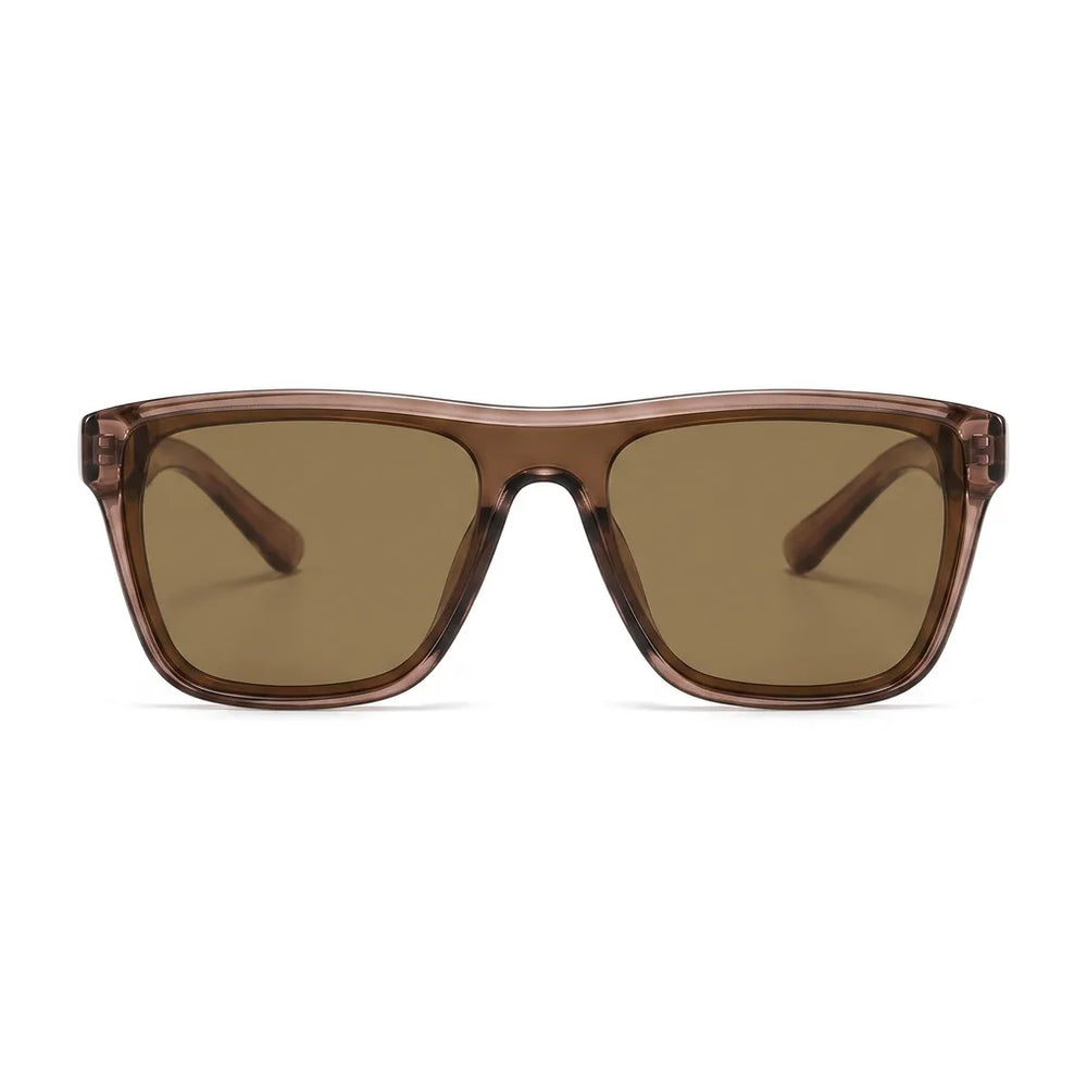 Men's Brown Lyra Polarized Square Shades