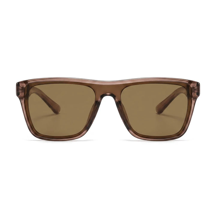 Men's Brown Lyra Polarized Square Shades
