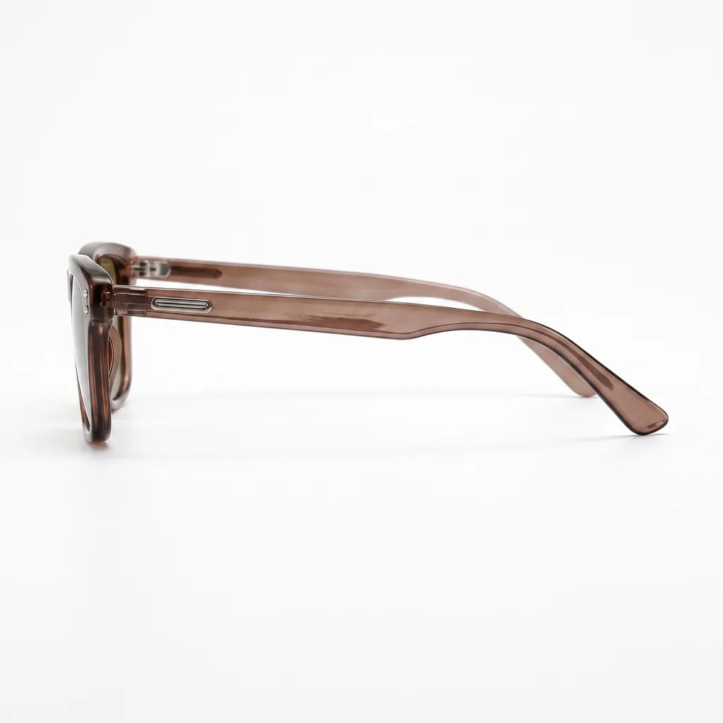 Men's Brown Lyra Polarized Square Shades