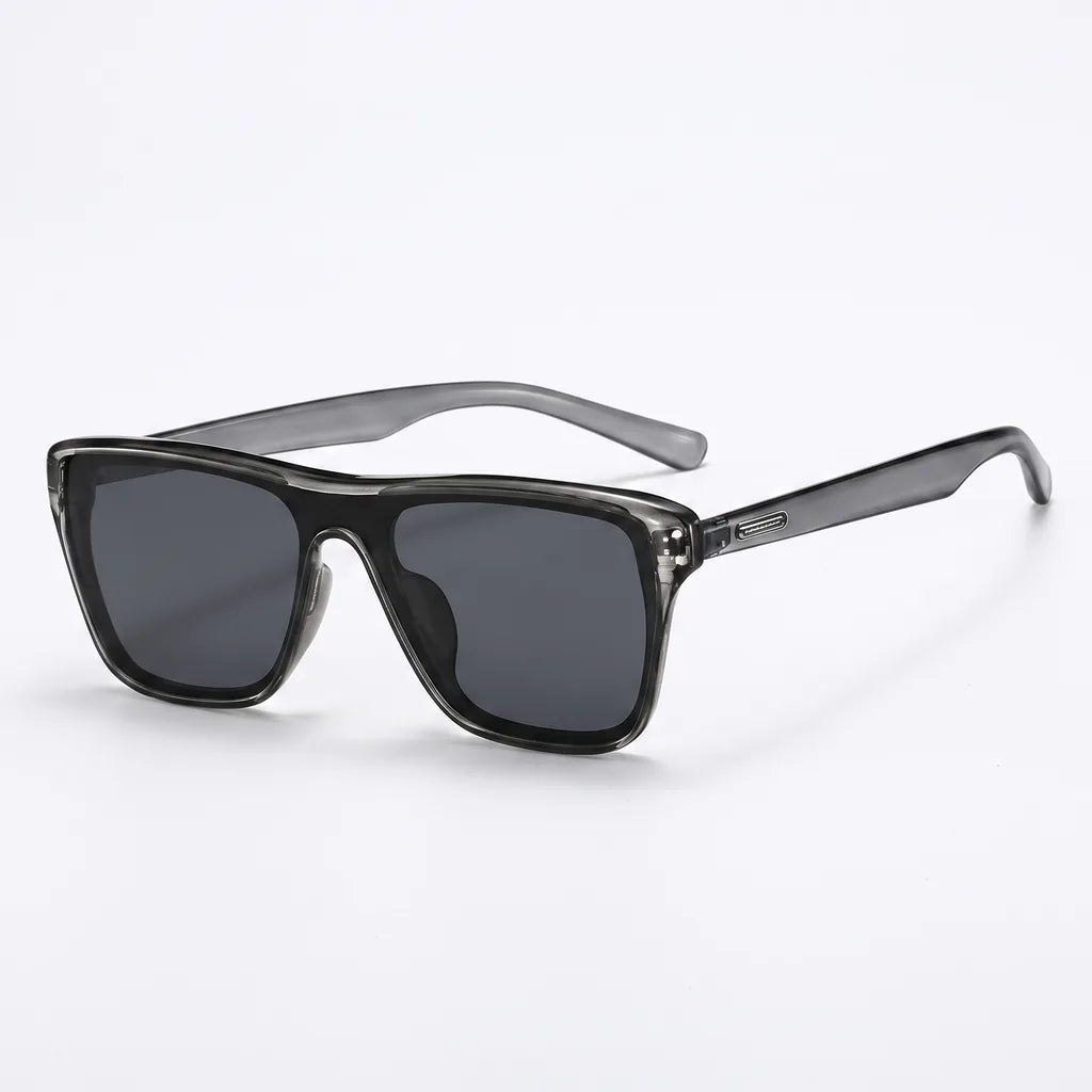 Anthony Flat-Top Polarized Shades - Color:Transparent Black;Size:One size