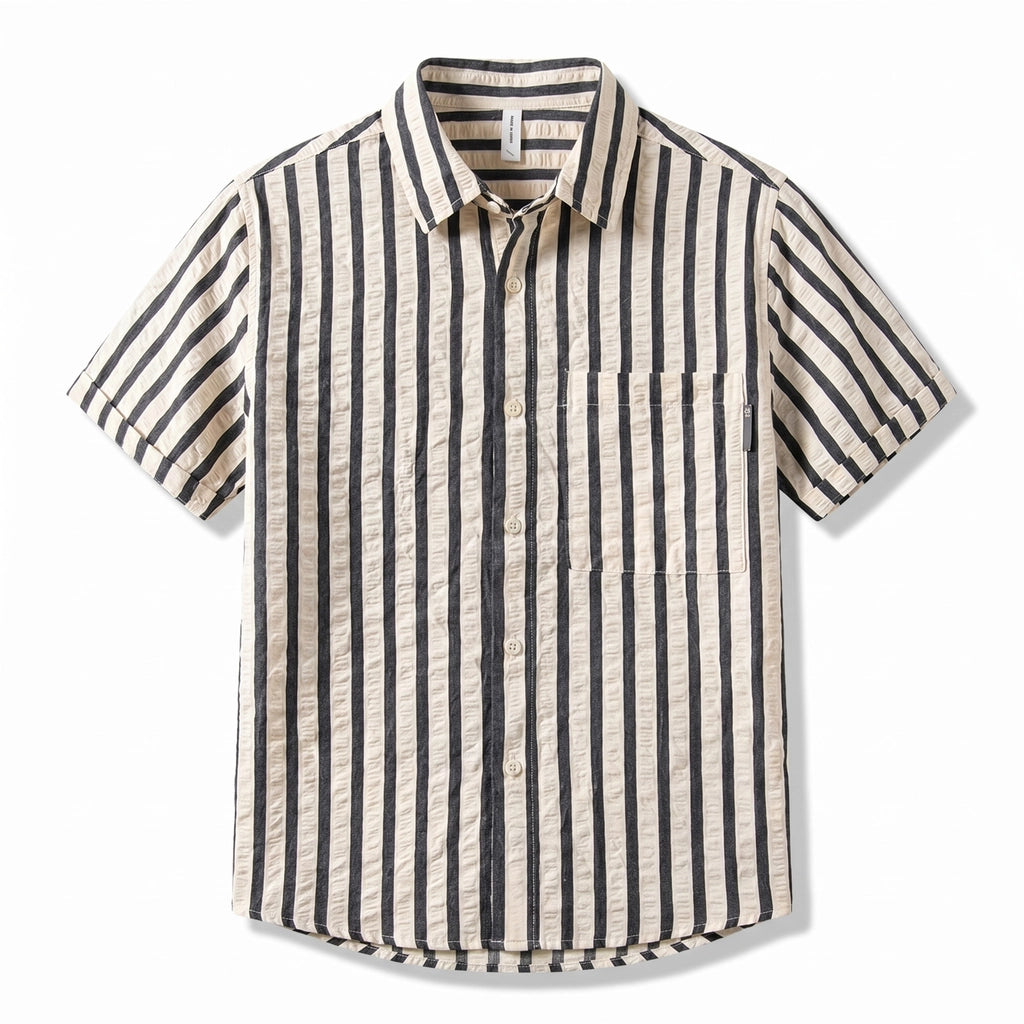 Anthony  Oxford Shirt - Color:Blue;Size:S