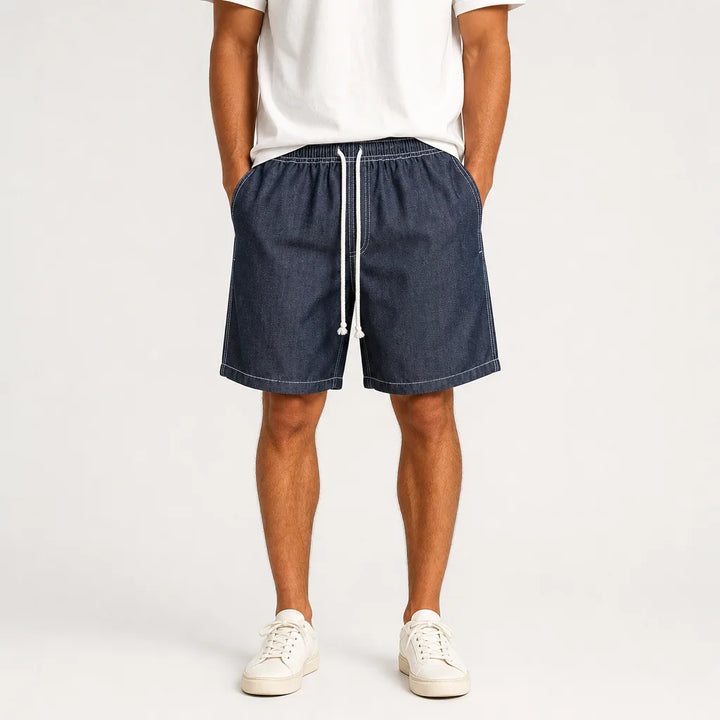 Men's Blue Chadwick Straight Denim Shorts