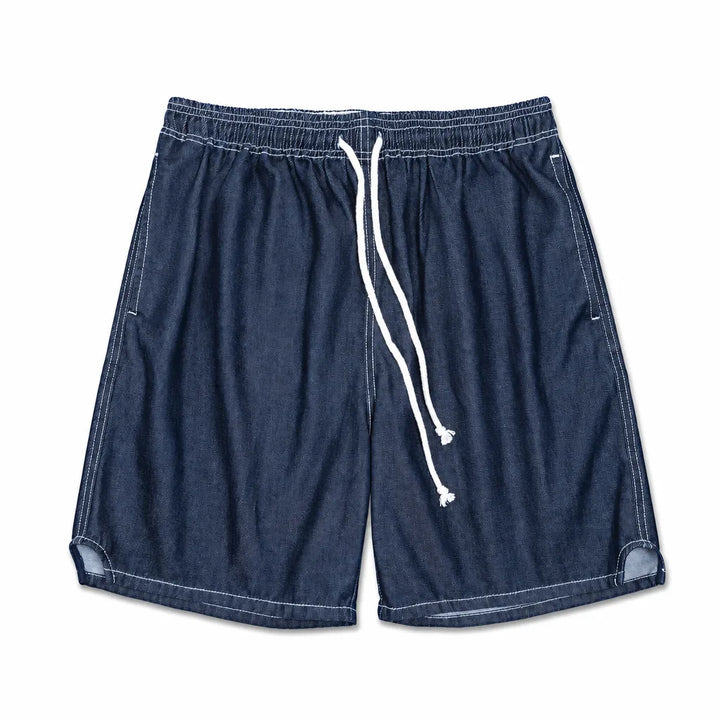 Anthony Straight Denim Shorts - Color:Blue;Size:XS