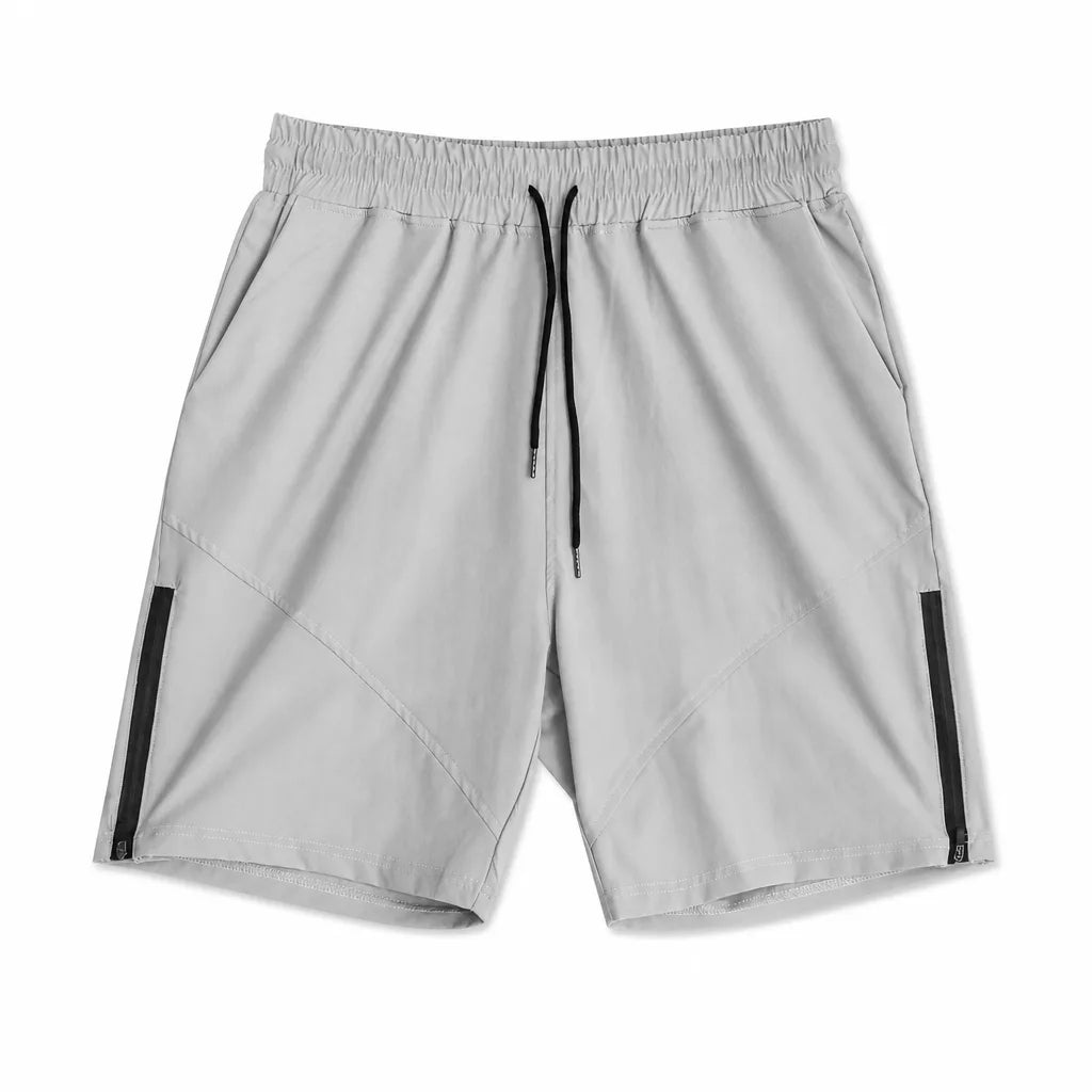 Men's Gray Faraday Zip Training Shorts