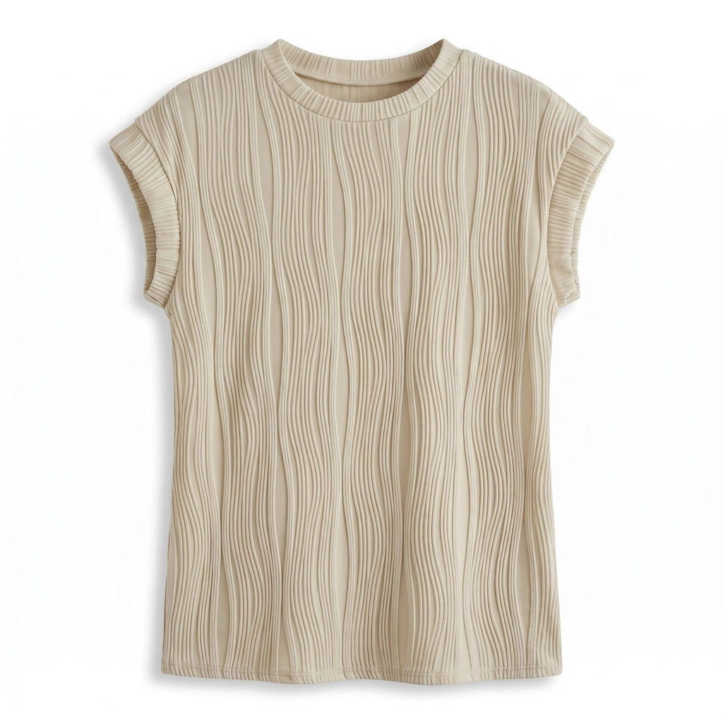 Aria Raglan Top - Color:Apricot;Size:XS