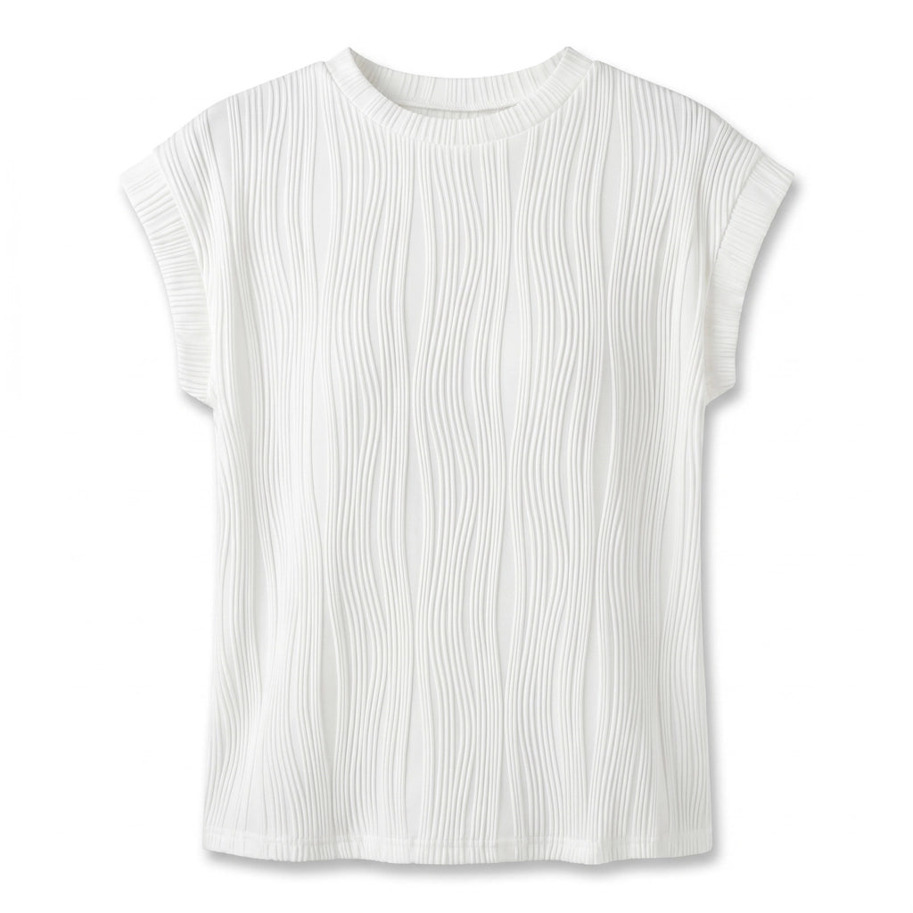 Aria Raglan Top - Color:White;Size:XS