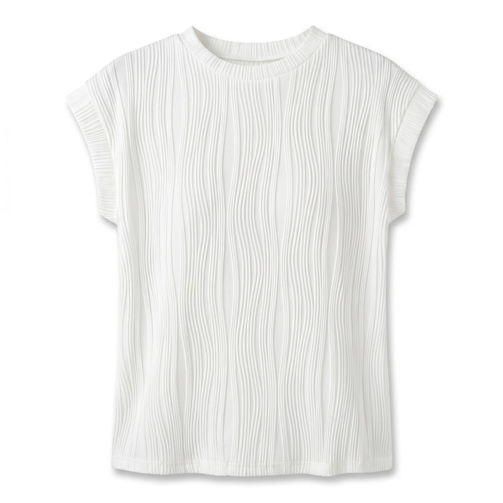 Aria Raglan Top - Color:White;Size:XS