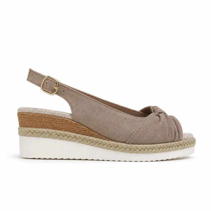 Women's Khaki Stratton Wedge Platform Sandals