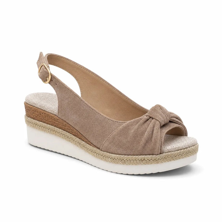 Women's Khaki Stratton Wedge Platform Sandals