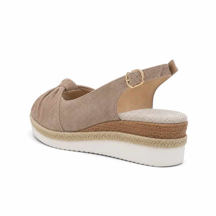 Women's Khaki Stratton Wedge Platform Sandals