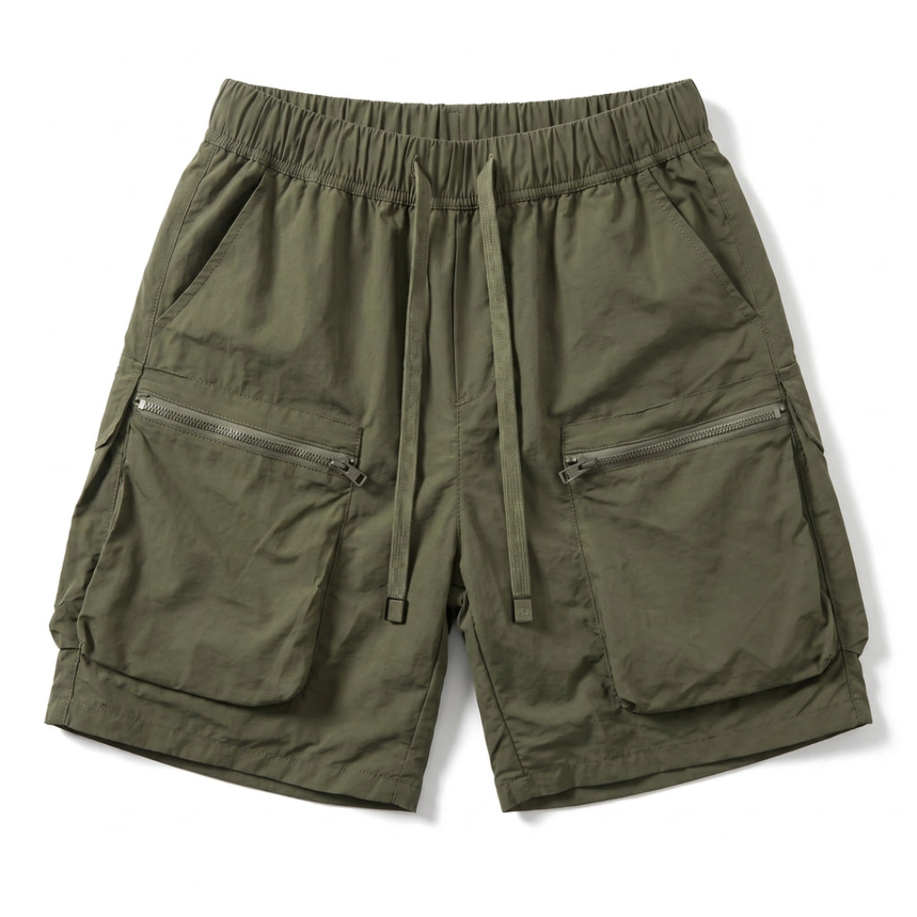 Matteo Cargo Shorts - Color:Army Green;Size:S