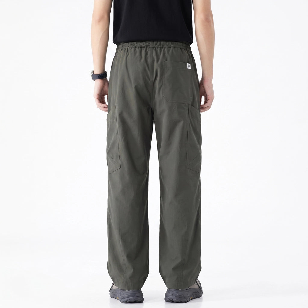 Army Green Warwick Straight Cargo Trousers 6