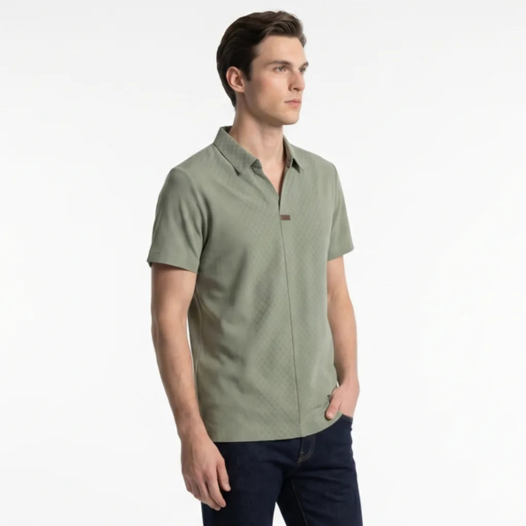 Men's Arobellio V-Neck Polo Shirt
