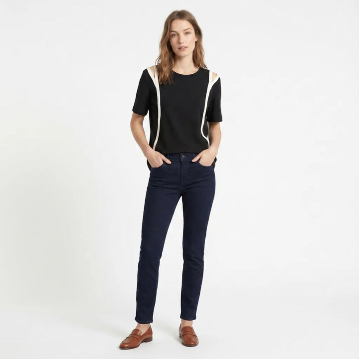 Black Posy Cut-Out Cold-Shoulder Top 2
