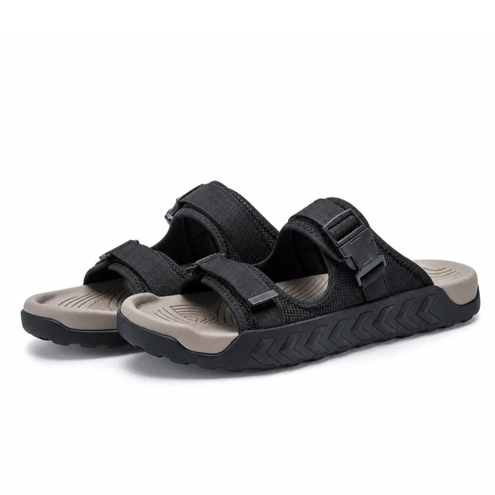 Beckett Trail Slide Sandals - Color:Black;Size:38