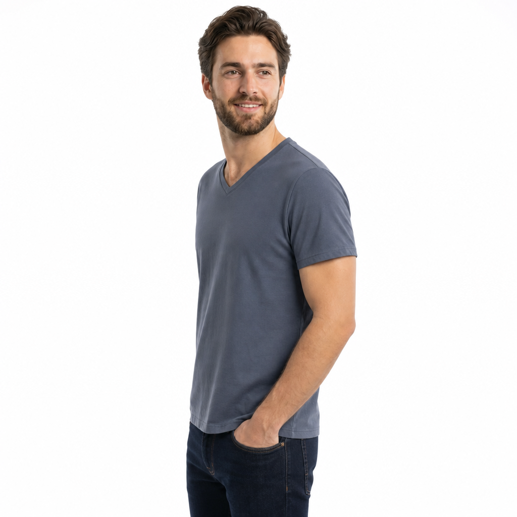 Jeffrey Cotton V-Neck T-Shirt
