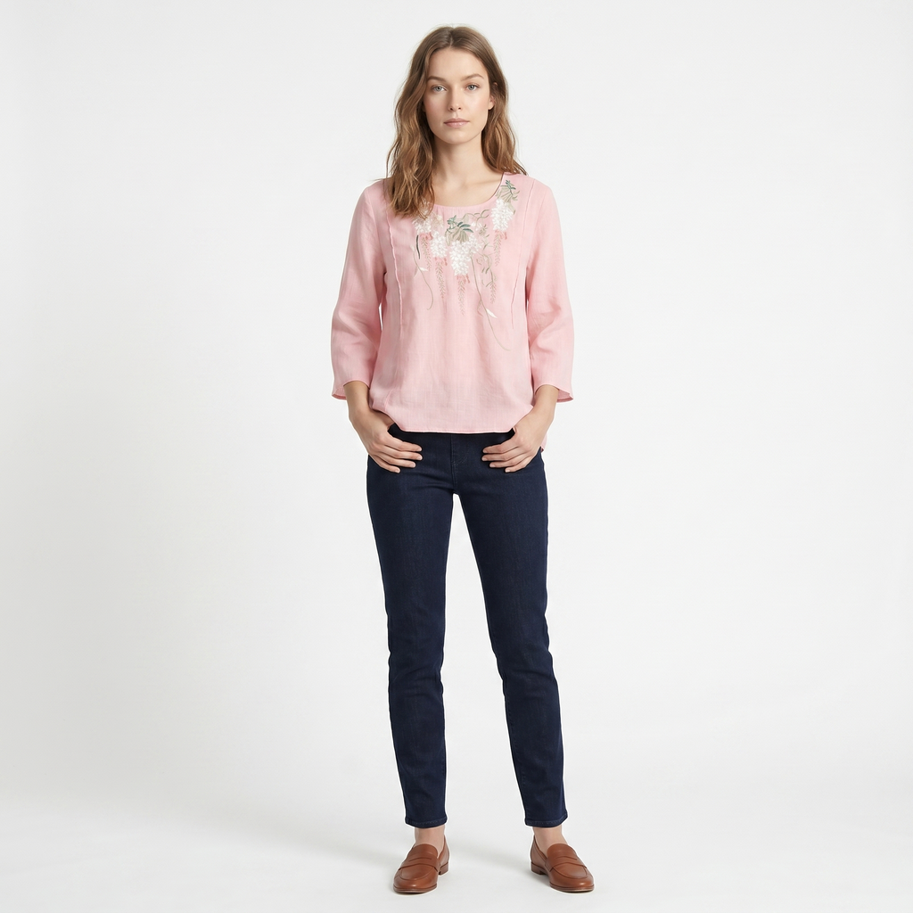 Lisa Embroidered Top