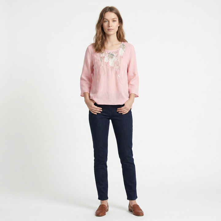 Lisa Embroidered Top