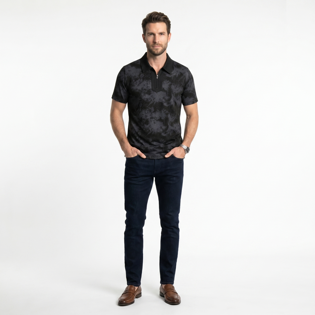 Charles Weston Quarter-Zip Polo