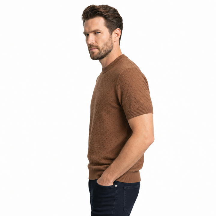 Mateo Mesh Knit Top