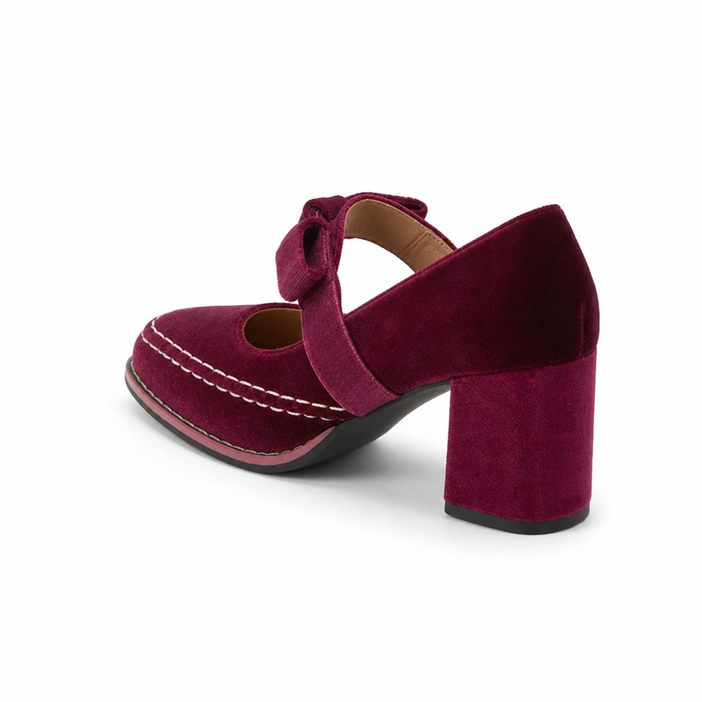 Alessia Velvet Loafers