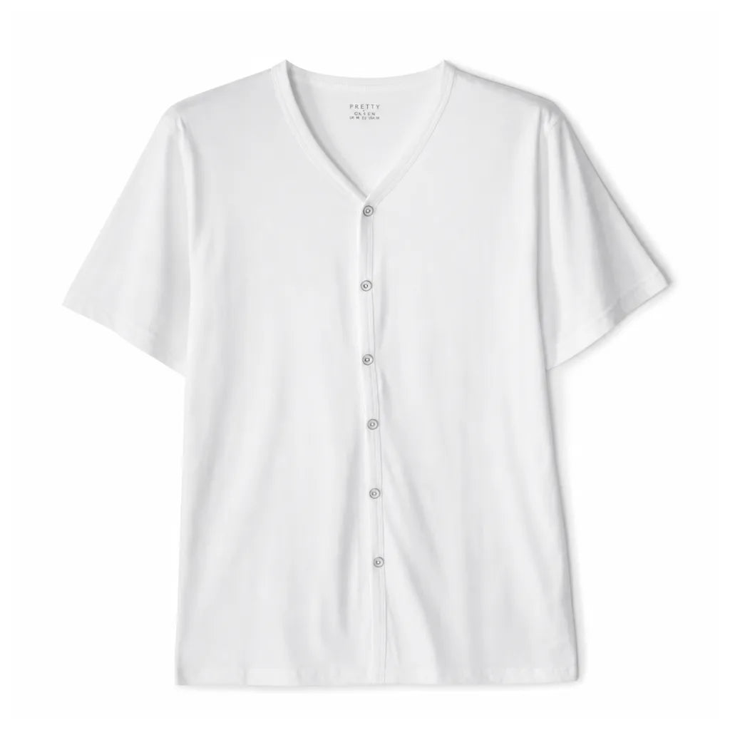 Benjamin Cardigan Top - Color:White;Size:M