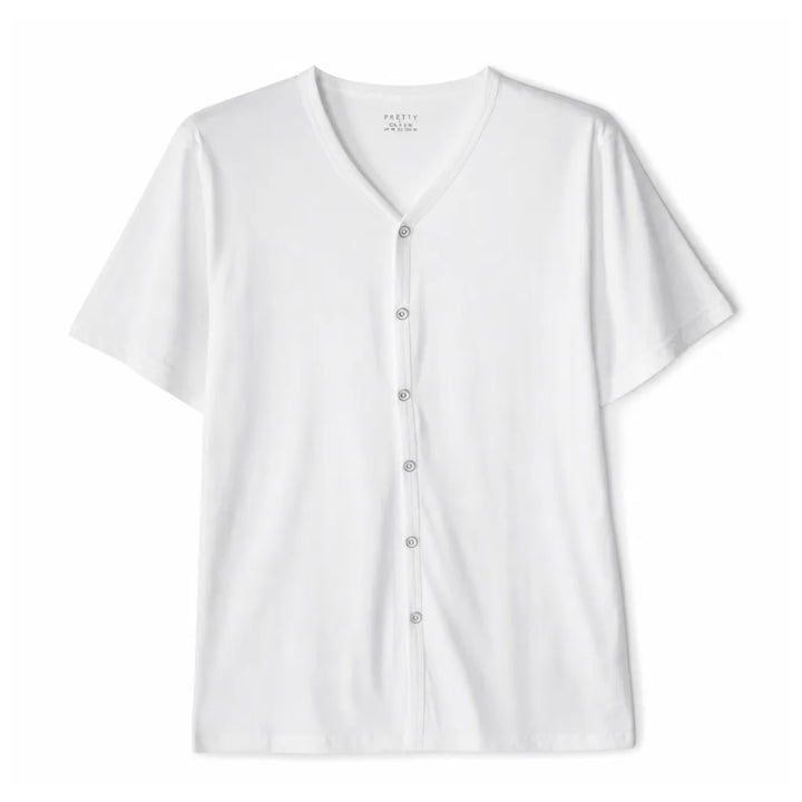 Benjamin Cardigan Top - Color:White;Size:M