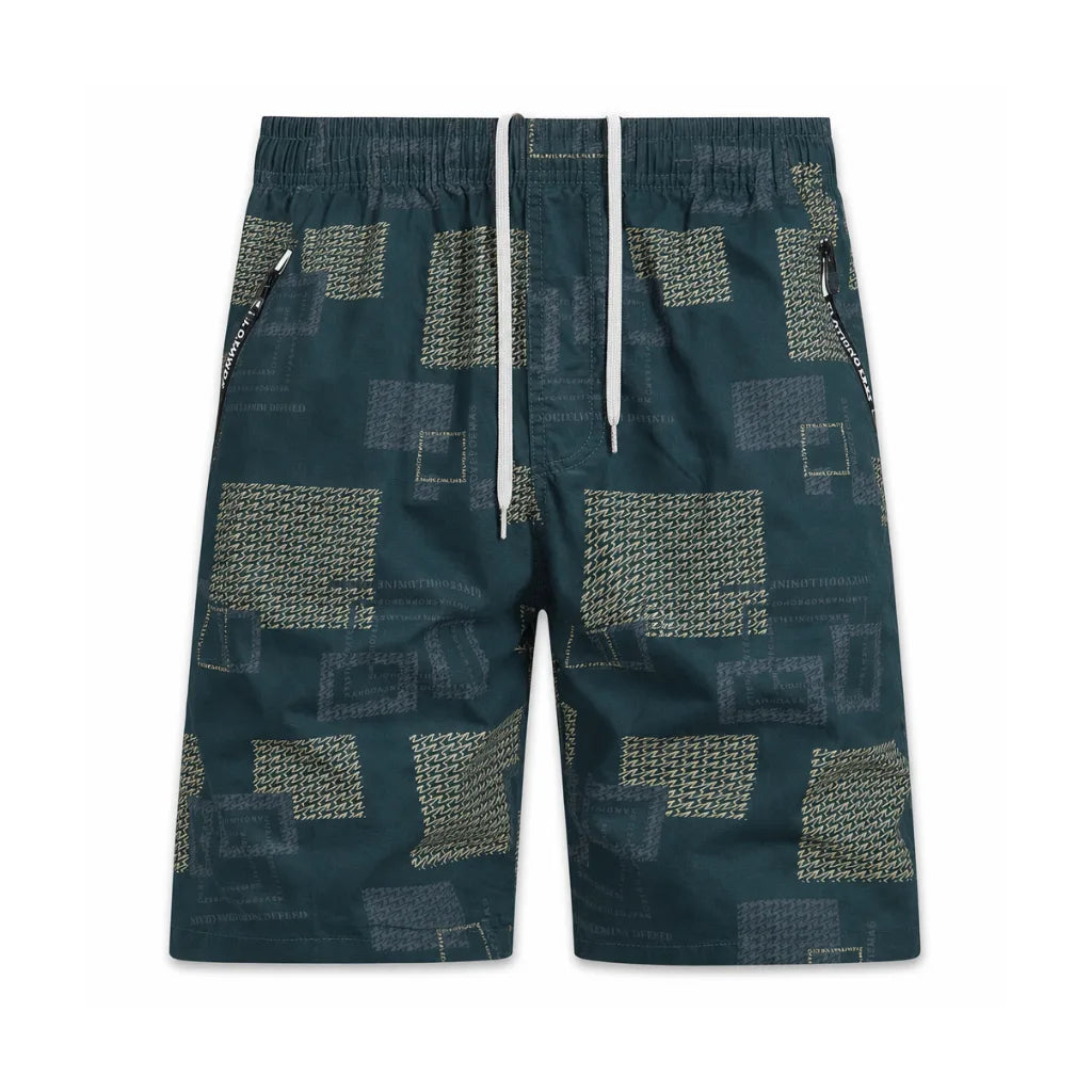 Benjamin Cargo Shorts - Color:Dark Green;Size:M