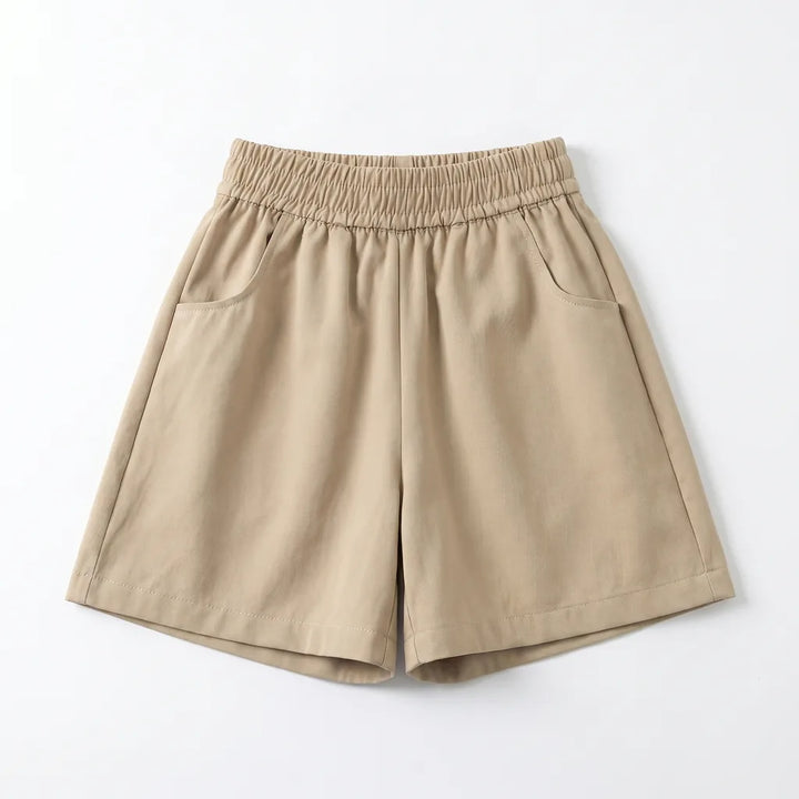 Benton High Waist Cargo Shorts - Color:Khaki;Size:M