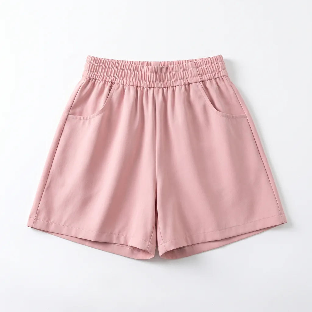 Women's Pink Benton High Waist Cargo Shorts