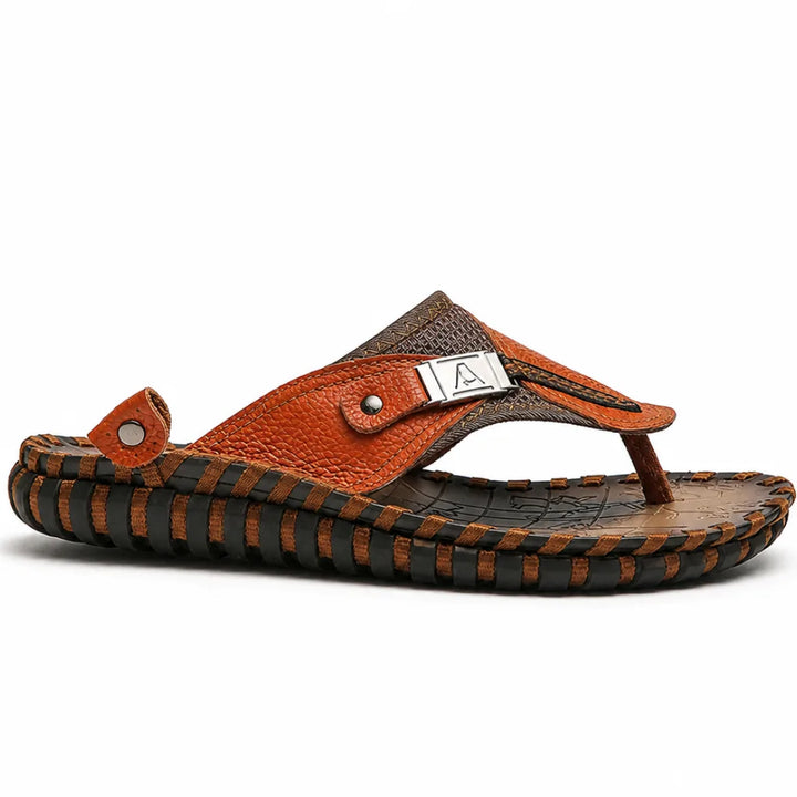 Men's Bishop Leather Flip Flops