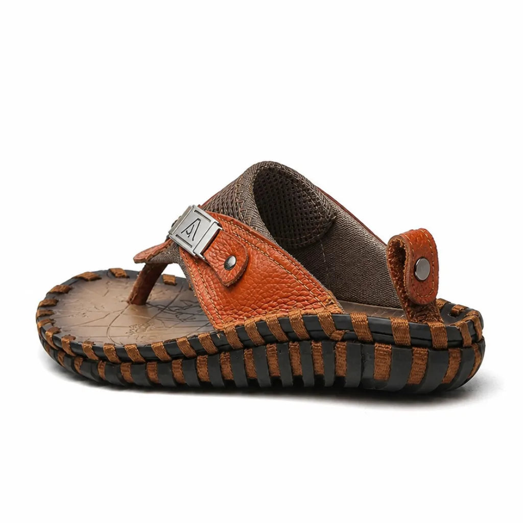 Men's Bishop Leather Flip Flops