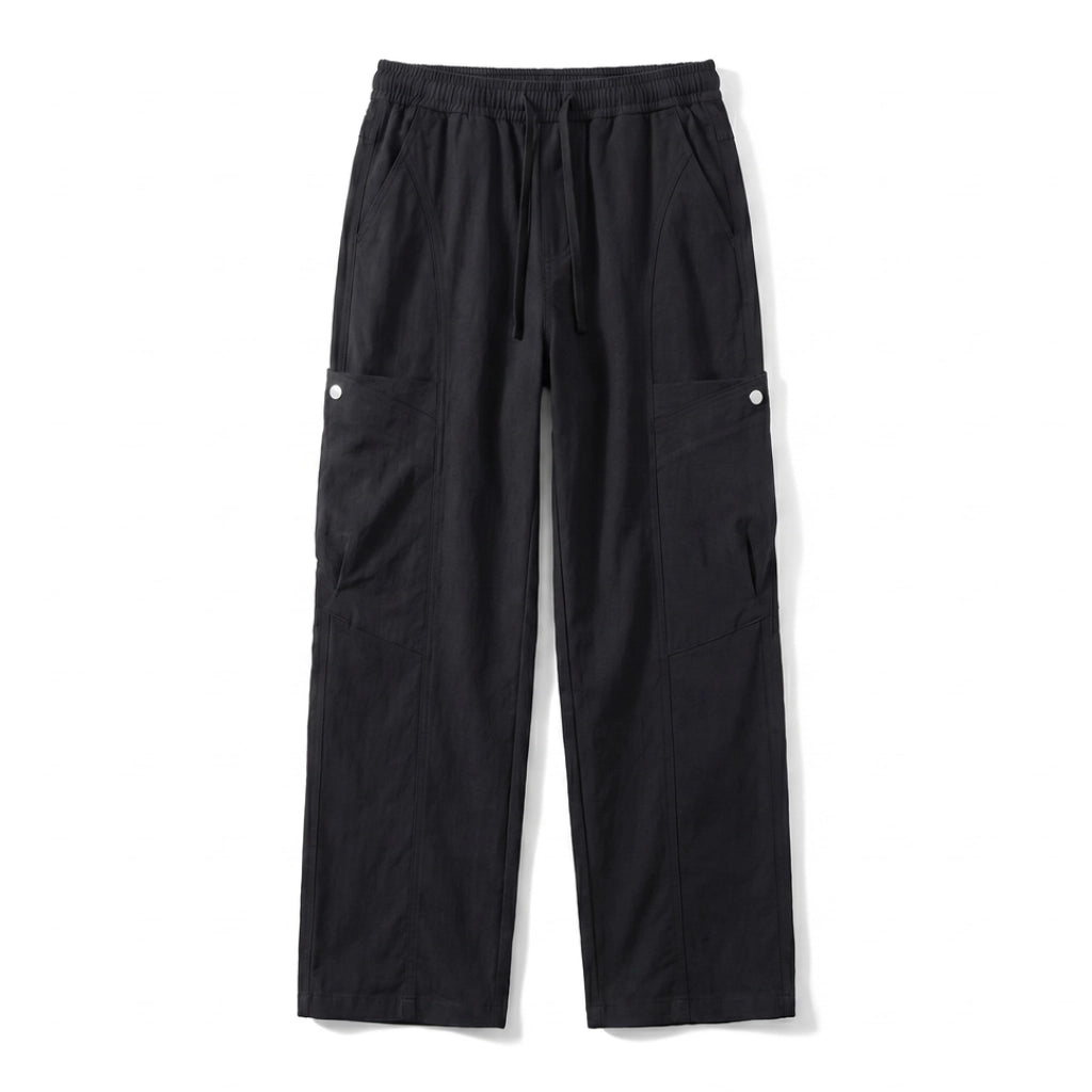Adrian Cargo Trousers - Color:Black;Size:S