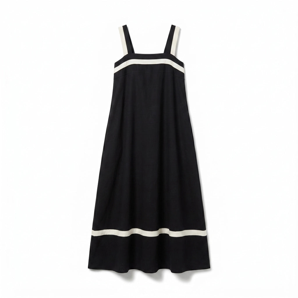 Ophelia Sleeveless Dress - Color:Black;Size:XS