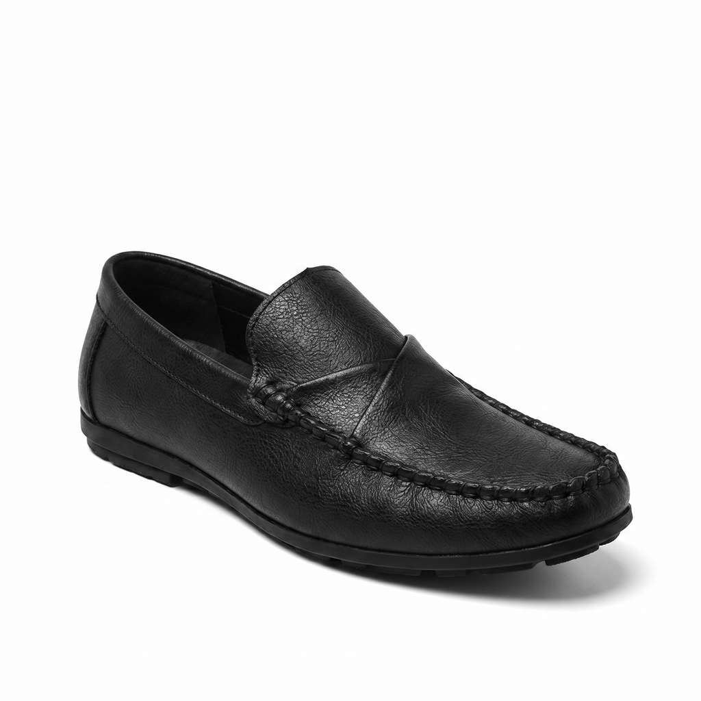 Black Julian Vance Slip-On Loafers 1