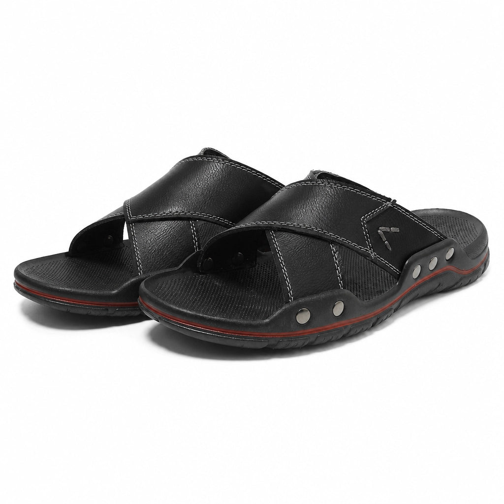 Joseph Slide Sandals - Color:Black;Size:38