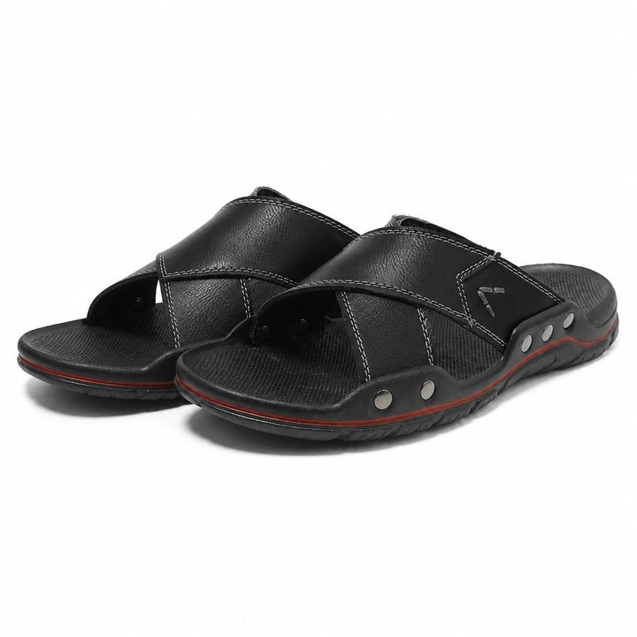 Joseph Slide Sandals - Color:Black;Size:38