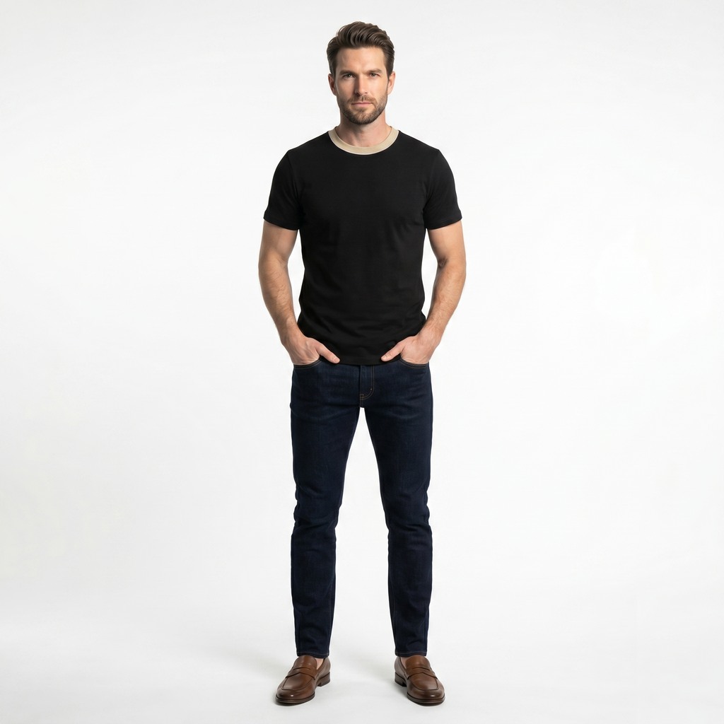 Alister Cotton Crewneck T-Shirt