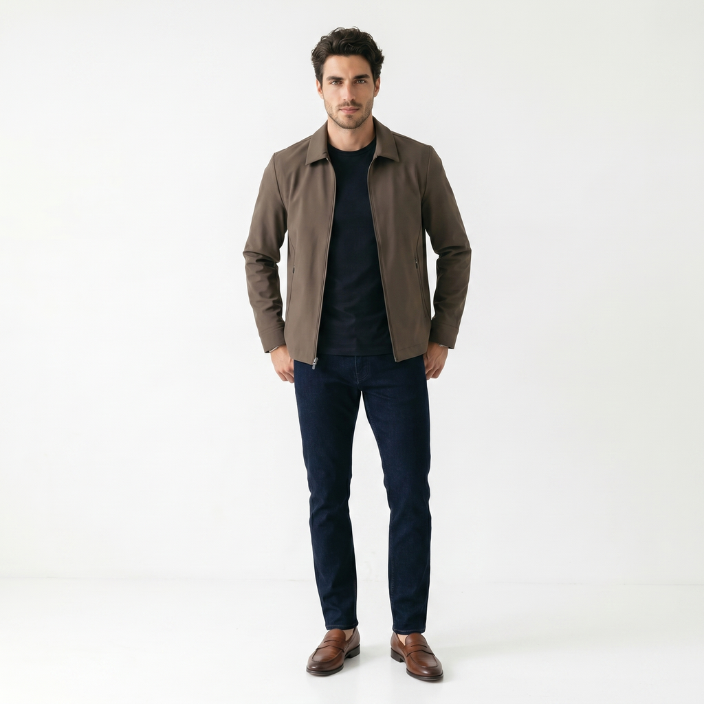 Liam Mason Zip-Up Overshirt