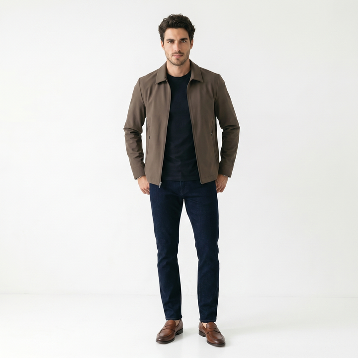 Liam Mason Zip-Up Overshirt