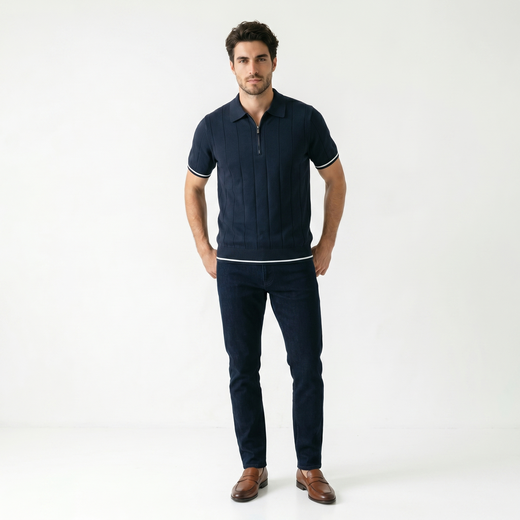 Castro Quarter-Zip Polo