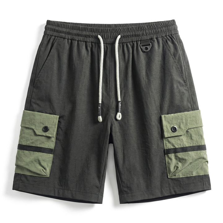 Black Soeluos Miller Chino Shorts 1
