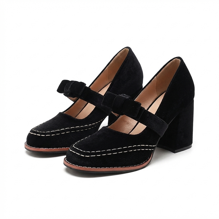 Alessia Velvet Loafers