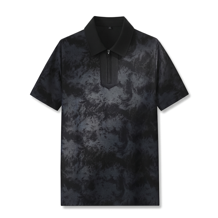 Black Weston Cotton Camo Polo 2