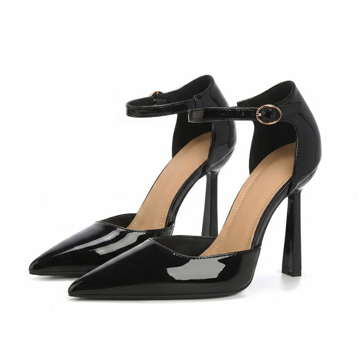 Blair Pointed Toe Heels - Color:Black;Size:35