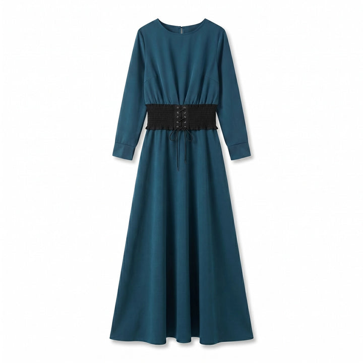 Amina Dress Set - Color:Blue;Size:S